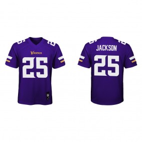 Youth Minnesota Vikings Theo Jackson Purple Game Jersey