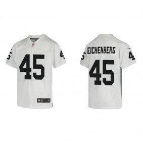 Youth Tommy Eichenberg Las Vegas Raiders White Game Jersey
