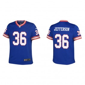Youth New York Giants Tony Jefferson Royal Classic Game Jersey