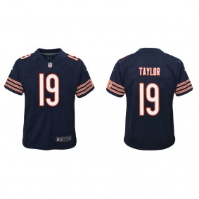 Youth Tory Taylor Chicago Bears Navy Game Jersey