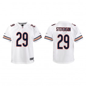 Youth Chicago Bears Tyrique Stevenson White 2023 NFL Draft Game Jersey