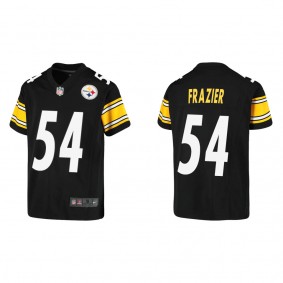 Youth Zach Frazier Pittsburgh Steelers Black Game Jersey