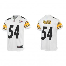 Youth Zach Frazier Pittsburgh Steelers White Game Jersey